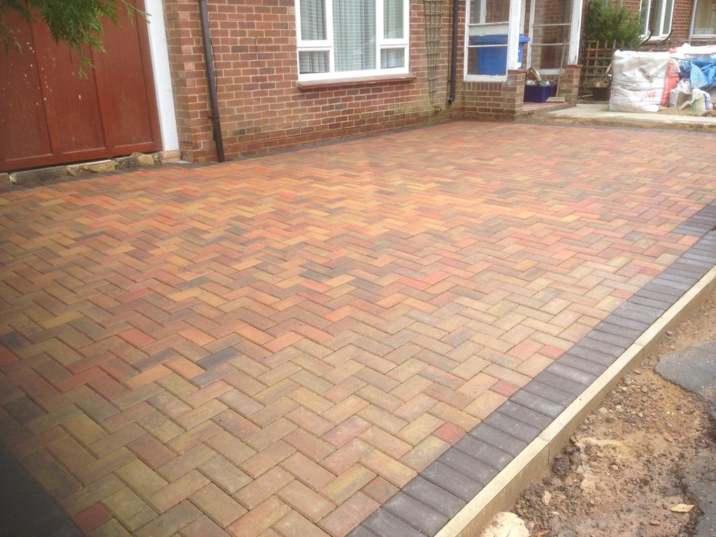 Block paving driveway project in Guildford, Surrey — project 7