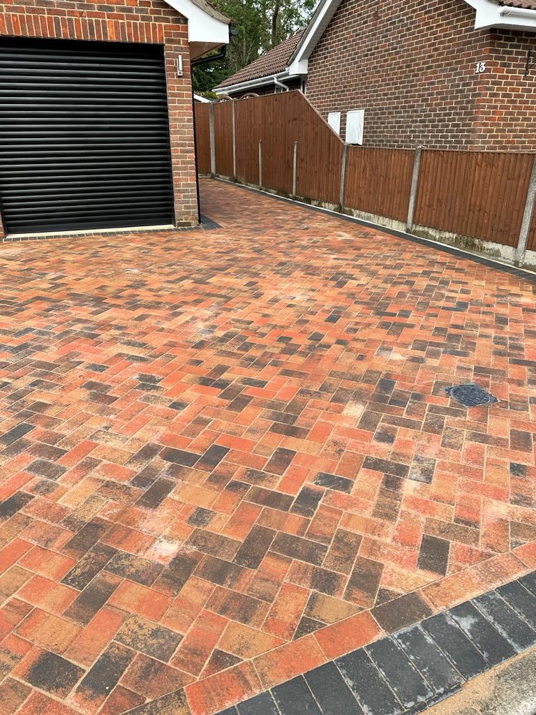 Block paving driveway laid in Guildford by Guildford Driveways & Patios