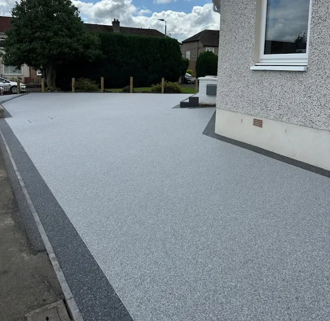 Resin bound driveway project in Guildford, Surrey — project 7