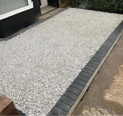 Block paved patio project in Guildford, Surrey — project 6